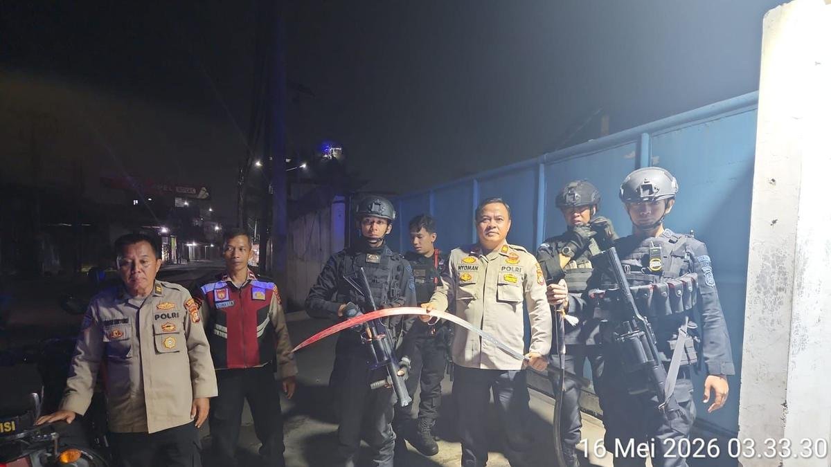 Jejak Parang 1 Meter di Lokasi Tawuran di Kosambi