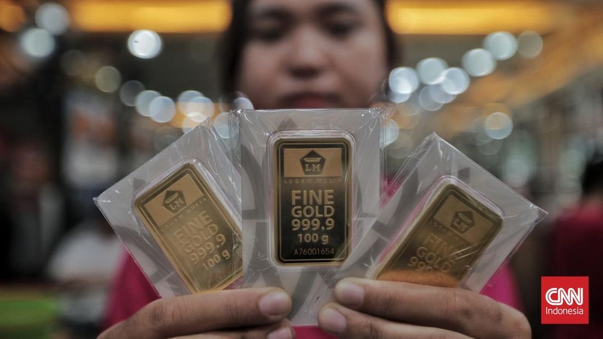 Harga Emas Antam Turun Rp12 Ribu Jadi Rp2,788 Juta per Gram