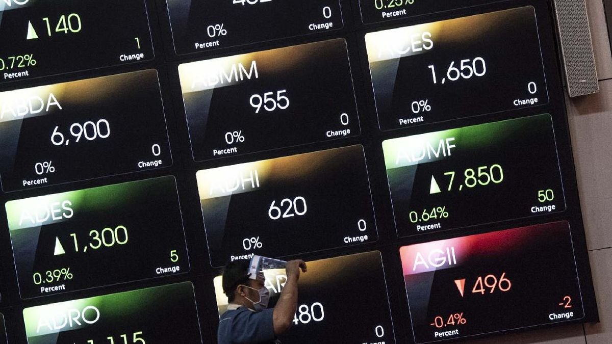 IHSG Sesi I Ditutup Menguat 1,49 Persen ke 6.218 pada Selasa Siang