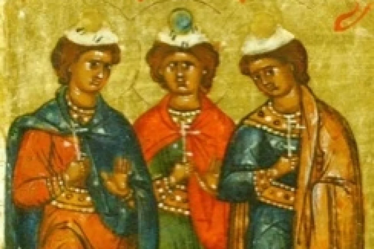 Мученики Мануил, Савел и Исмаил.