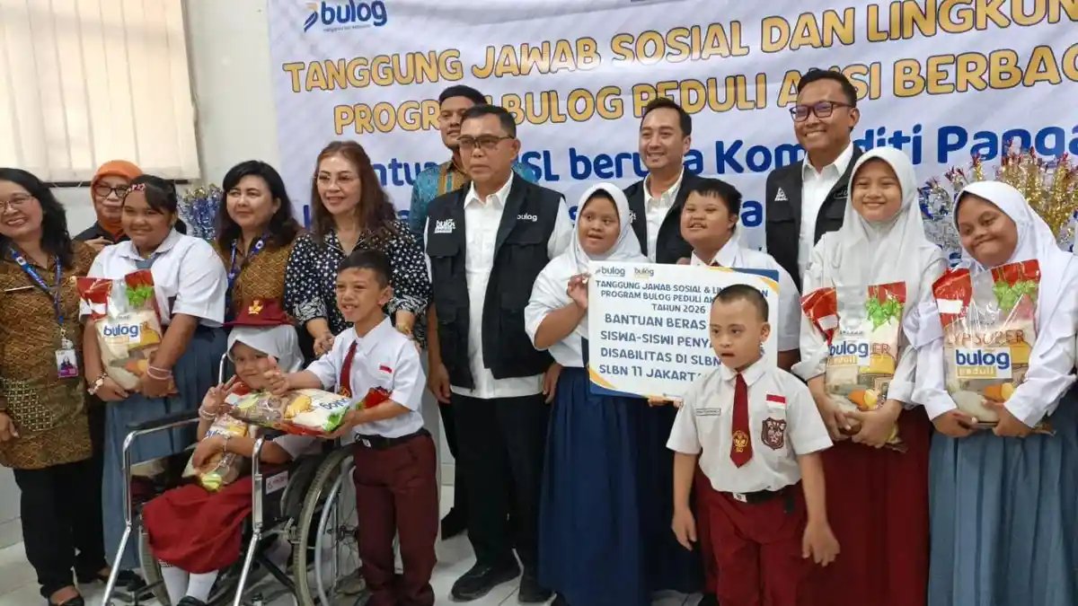 Bulog Kucurkan 2,5 Ton Beras untuk Pelajar Disabilitas hingga Buka Peluang Magang