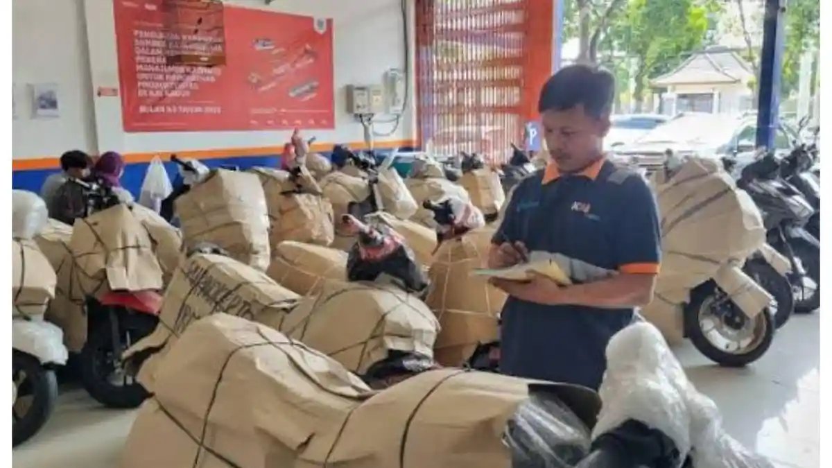 Pengiriman Motor Lewat Kereta Tembus 1.425 Unit Selama Libur Sekolah