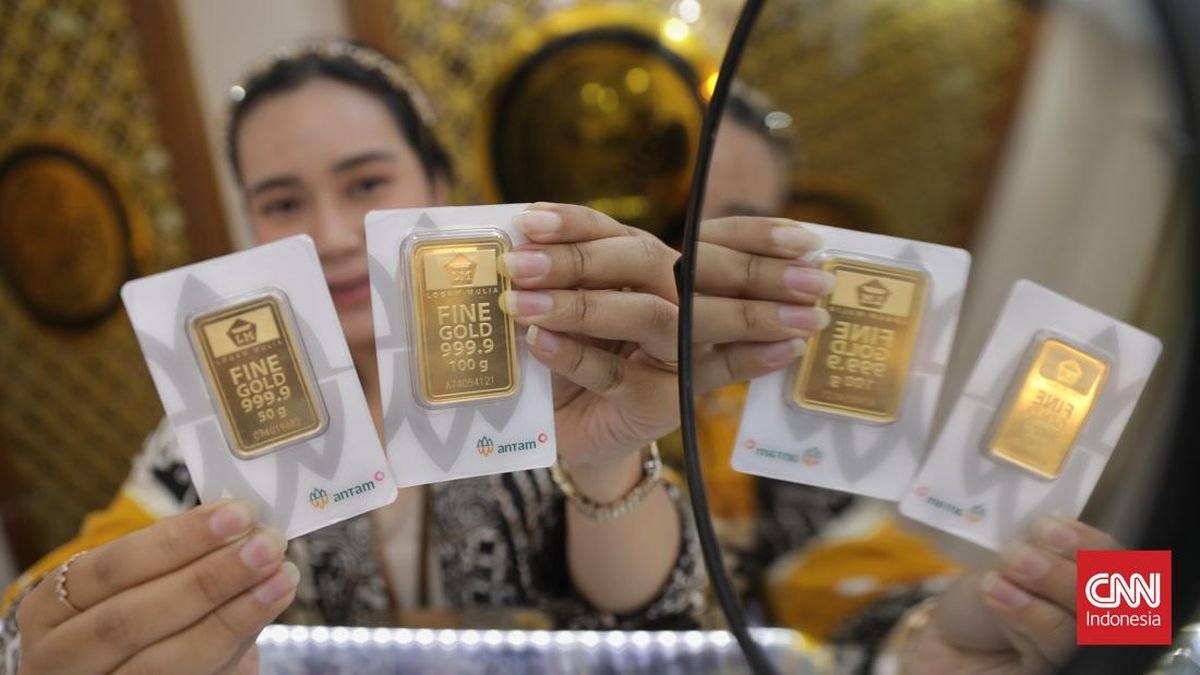 ارتفع سعر الذهب في Antam بمقدار 15 ألف روبية إندونيسية ليصل إلى 2,616 مليون روبية إندونيسية اليوم