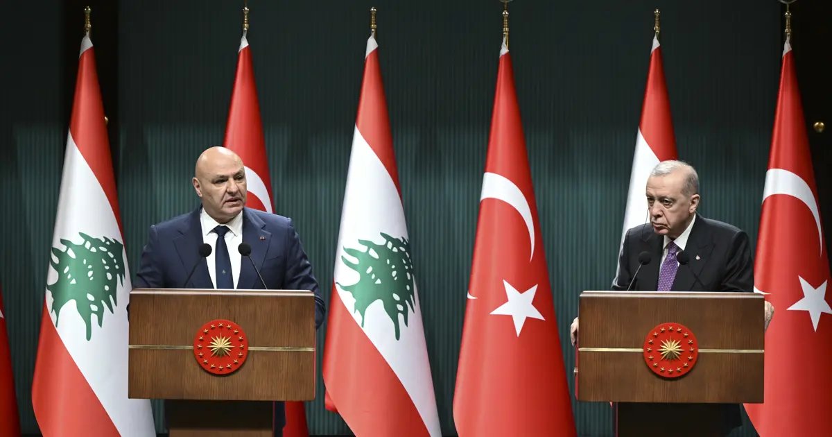 الرئيس اللبناني في أنقرة. أردوغان: إسرائيل ترتكب جرائم ضد الإنسانية